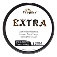 Волосінь для лову риби, Toughlon Extra, 125м, перетин 0.165мм